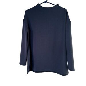 FREE FLY Men’s Mock Neck Long Sleeve Performance Bamboo Lightweight Fleece Sz M